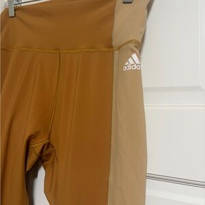 Adidas Brown and Tan Leggings